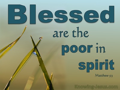 Matthew 5:3